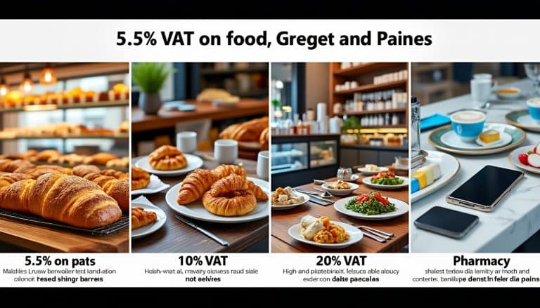 Quels sont les 4 taux de TVA en France ?